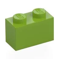 Brick 1 x 2, Lime