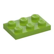 Plate 2 x 3, Lime