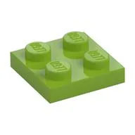 Plate 2 x 2, Lime