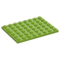 Plate 6 x 8, Lime