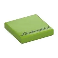 Tile 2 x 2 with Lamborghini Print, Lime