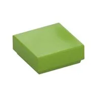 Tile 1 x 1 with Groove, Lime