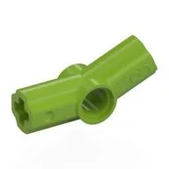 Technic Axle and Pin Connector Angled #3 - 157.5°, Lime