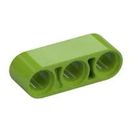 Technic Beam 1 x 3 Thick, Lime