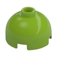Brick Round 2 x 2 Dome Top, Vented Stud, Lime