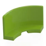 Panel 3 x 3 x 2 Quarter Round, Lime