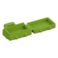 Bag / Suitcase with Long Handle [Opens], Lime