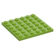 Plate 6 x 6, Lime