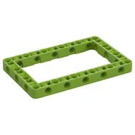 Technic Beam Frame 7 x 11, Lime