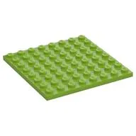 Plate 8 x 8, Lime