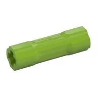 Technic Driving Ring Connector Smooth [2 rounded and 2 flat side walls], Lime