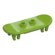 Sports Skateboard with Trolley Wheel Holders, Lime