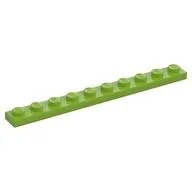 Plate 1 x 10, Lime