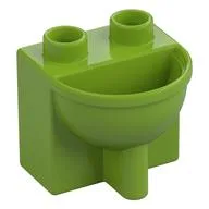 Duplo Bathroom Sink, Lime