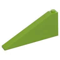 Brick Sloped 25° 1 x 8 x 3, Lime