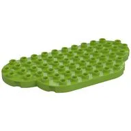 Duplo Plate 12 x 6 Rounded (Cloud), Lime