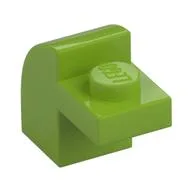 Brick Curved 1 x 2 x 1 1/3 with Curved Top, Lime