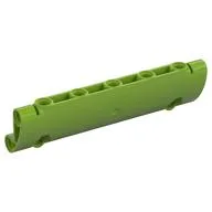Technic Panel Curved 11 x 3 with 2 Pin Holes through Panel Surface, Lime