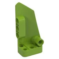 Technic Panel Fairing # 3 Small Smooth Long, Side A, Lime