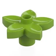 Duplo Plant, Flower with 1 Top Stud, Lime