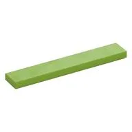 Tile 1 x 6 with Groove, Lime