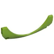 Technic Panel Car Mudguard Arched 15 x 2 x 5, Arched Top, Lime