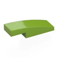 Brick Curved 3 x 1 x 2/3, Lime