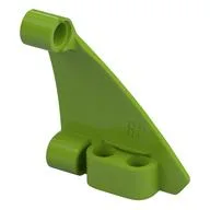 Technic Panel Triangle 5 x 4 Right, Lime