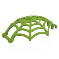 Insect Accessory, Spider Web, Dome Shaped with Bar, Clips, Lime