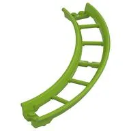 Vehicle Track, Roller Coaster, Curve Ramp 13 x 13 x 3, Lime
