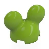 Brick Round, 2 x 2 x 2 with Mickey Mouse Ears, Lime