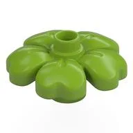 Duplo Plant, Flower with 1 Top Studs, Lime