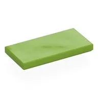 Tile 2 x 4 with Groove, Lime