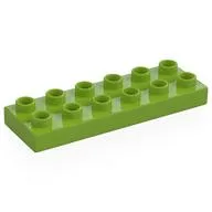 Duplo Plate 2 x 6, Lime