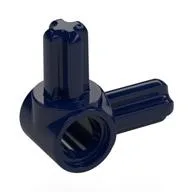 Technic Pin Connector Hub with 2 Perpendicular Axles, Dark Blue