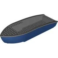 Boat 10 x 34 x 5 1/3 with Dark Bluish Grey Deck [Complete Assembly], Dark Blue