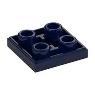 Tile Special 2 x 2 Inverted, Dark Blue