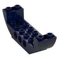 Brick Curved Inverted 2 x 8 x 2 Double, Dark Blue