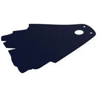 Large Figure Cape, Tattered, Dark Blue