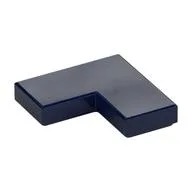 Tile 2 x 2 Corner, Dark Blue