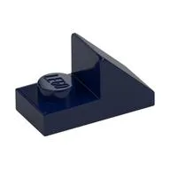 Brick Sloped 45° 2 x 1 with 2/3 Cutout [New Version], Dark Blue