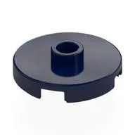 Plate Special Round 2 x 2 with Center Stud (Jumper Plate), Dark Blue
