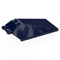 Windscreen 8 x 4 x 2 with Handle and 2 Studs [Solid Studs] [Plain], Dark Blue