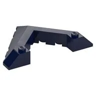 Brick Wedged, Sloped 45° 6 x 8 with Pointed Cutout, Dark Blue