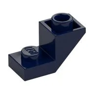 Brick Sloped Inverted 45° 2 x 1 with 2/3 Cutout, Dark Blue