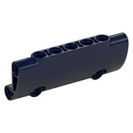 Technic Panel Curved 7 x 3 with 2 Pin Holes through Panel Surface, Dark Blue