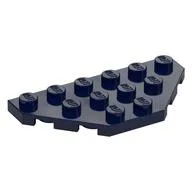 Wedge Plate 3 x 6 Cut Corners, Dark Blue