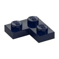 Plate 2 x 2 Corner, Dark Blue