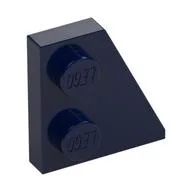 Wedge Plate 2 x 2 Right, Dark Blue