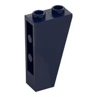 Brick Sloped Inverted 75° 2 x 1 x 3, Dark Blue